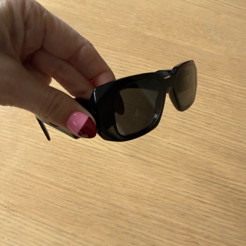 Prada Black Rectangular Sunglasses - image 3